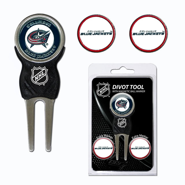 Columbus Blue Jackets LNH Pack d'Outils Divot avec Outil de Signature