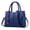 A01-Blue, variant on Women’s Large PU Leather Tote Handbag with Removable Shoulder Strap, Roomy Satchel Purse with Multiple Pockets for Work & Travel, 11.8×5.1×8.3 inches(Gray)