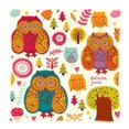 thumbnail image 1 of RYLABLUE Coloré Mignon Bande Dessinée Chouettes Zippée Jeter Coussin Housse de Coussin 20x20 Pouces Deux Côtés Impression, 1 of 1