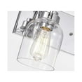 thumbnail image 4 of CHLOE Thierry Transitional 3 Light Chrome Bath Vanity Fixture 24" Wide, 4 of 4