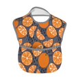 thumbnail image 2 of Hirioo Various Oranges for Baby Waterproof Pocket Bib Adjustable Closed for Babies Toddlers with Large Pocket 6-24Months, 2 of 8