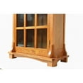 thumbnail image 2 of Crafters and Weavers Arts and Crafts Wood Display Bookcase in Cherry, 2 of 5
