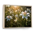 thumbnail image 2 of Designart "Dreamscape: Lilies' Field Of Beauty I" Lilies Floater Framed Wall Decor, 2 of 5