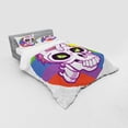 thumbnail image 2 of Ambesonne Cartoon Bedding Set 4 Pcs, Unicorn Design, Queen, Multicolor, 2 of 2