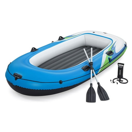 ozark trail 4-person inflatable recreational raft set 9 10 x 50