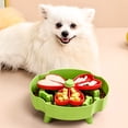 thumbnail image 1 of Comedero de alimentación lenta para perros: altura elevada para mayor soporte del cuello, desmontable y fácil de limpiar, plástico apto para alimentos con base antideslizante, comedero de entrenam, 1 of 6