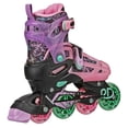 thumbnail image 5 of Roller Derby Sprinter Girl's 2-in-1 Quad Roller and Inline Skates Combo, Butterfly (Size 12-2), 5 of 5