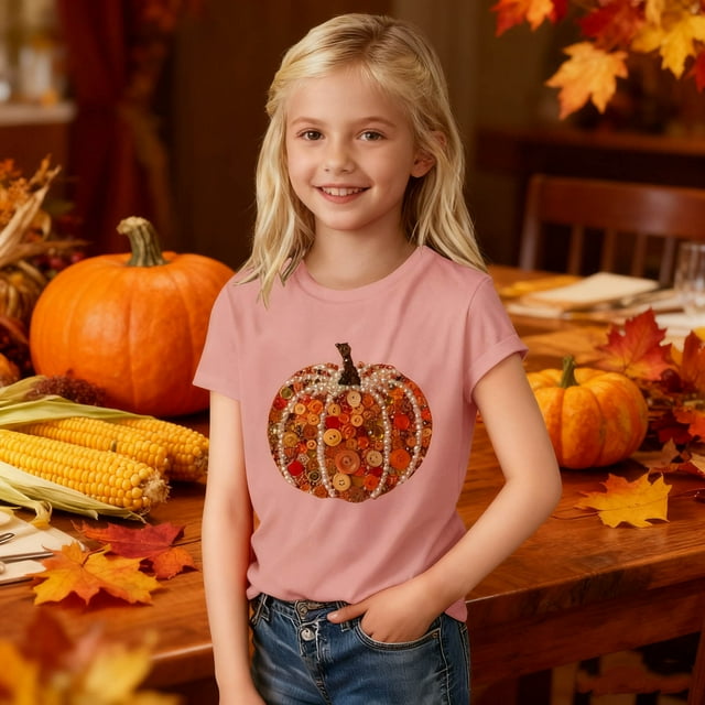 hengsof T-shirts Graphiques de Base à Manches Courtes pour Tout-Petits et Enfants