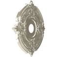 thumbnail image 2 of Ekena Millwork 19"OD x 3 1/2"ID x 1"P Attica Thermoformed PVC Ceiling Medallion (Fits Canopies up to 6 3/4"), Bright Coat Chrome, 2 of 10