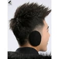 thumbnail image 4 of PULLIMORE Bandless Ear Muffs Fleece Ear Warmers Winter Windproof Ear Covers for Women Men (Black), 4 of 9