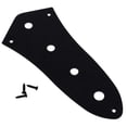 thumbnail image 4 of Placa de control de guitarra dorada de 4 orificios para piezas de repuesto de Negro Sunnimix Placa de control de bajos, 4 of 7