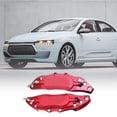 thumbnail image 6 of Aluminum Brake Caliper Covers Pair - Silver Finish Fits Most 16-17" Factory Rims, 6 of 7