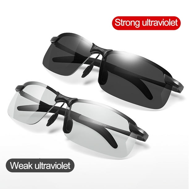 Polarized Sunglasses Intelligent Color Changing Anti-UV Eyewear Eyes  Protection Day And Night Women Men Driving Mirror Fishing Glasses for  Outdoor