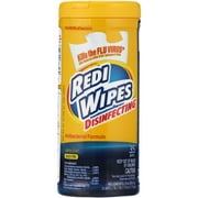 Redi Wipesâ¢ Disinfecting Antibacterial Formula Lemon Scent Wipes 35 ct Plastic Jar