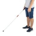 thumbnail image 1 of Foldable Walking Stick, Reflective Cane Crutch, Folding Cane For The Blind And Visually Impaired, Portable Guide Walking Stick, Aluminum Alloy Walking Stick Mobility Aid, 1 of 8