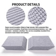 thumbnail image 3 of Paneles de pared insonorizados HIJIRH Pro Grade, 16 unidades, gris claro, 3 of 8