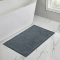 thumbnail image 2 of Mainstays Performance Recycled Polyester Bath Rug, Soothing Grey, 24x40", 2 of 11