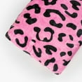 thumbnail image 3 of Everything Comfy Leopard Print Decorative Throw Blanket, 42" X 60", Pink, 3 of 8