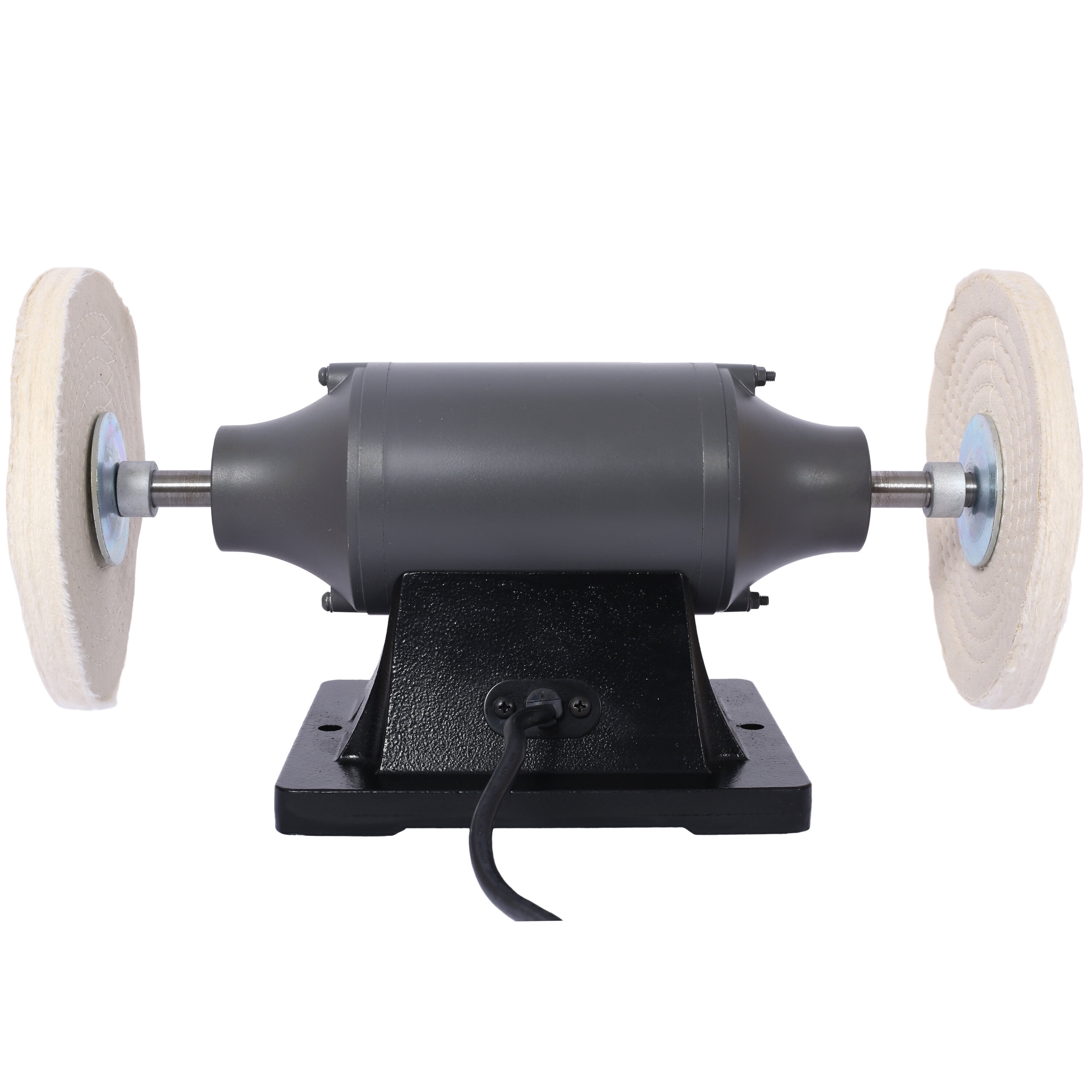 Cordless Drill 8-Inch Electric Polisher Bench Buffer Grinder - Includes 4PCs 80Ply Thic Buffing Wheels Ideal Benchtop Buffing Machine for Polishing Metal, Jewelry, , Wood, Jade, and Plastic. CSA Cert