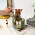 thumbnail image 4 of MesaSe Spacious Makeup Brush Holder Transparent 4 Slots for Vanity (Gold), 4 of 6