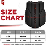 RDX Chest Guard, MMA Kickboxing Muay Thai Boxing Body Protector, Sparring Training Heavy Punching, KARA Adjustable Strike Shield, Martial Arts Upper Body Ribs Protection Pad, Taekwondo Vest