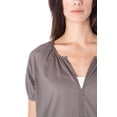 thumbnail image 3 of Short Sleeve Cotton Henley Top, 3 of 3
