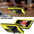 thumbnail image 5 of Allytech for Samsung Galxy S21 Ultra Case, S21 Ultra Waterproof Case with Built-in Screen Protector Dustproof Full Body Shockproof Heavy Duty Kickstand Case for Samsung Galaxy S21 Ultra 5G, Yellow, 5 of 7