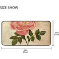 thumbnail image 4 of Vintage Rose Design Non-Slip Soft Kitchen Mats Bath Rug Runner Doormats Carpet for Home Decor, 39" X 20", 4 of 6