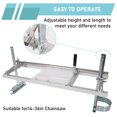 thumbnail image 3 of HECASA Chainsaw Mill Portable Aluminum & Steel Lumber Cutting Guide Chainsaw Accessories, 3 of 9