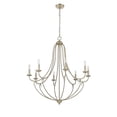 thumbnail image 3 of 12108-MG Millennium Lighting Eisley - 8 Light Chandelier-38.25 Inch Tall and 36 Inch Wide-Modern Gold Finish, 3 of 5