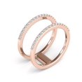 thumbnail image 2 of Aonejewelry 0.35 Carat Diamond Fashion Ring In 10K Rose Gold, 2 of 2