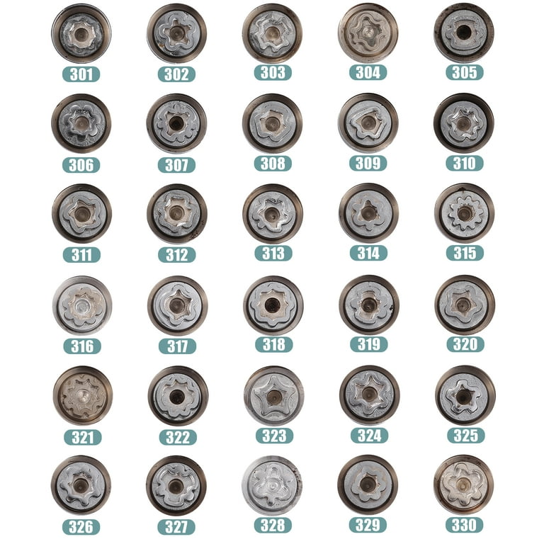 TEMO 30p Anti-Theft Wheel Lug Nut Removal Socket Key for Mercedes