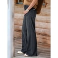 thumbnail image 3 of EMMIOL Women's Mid High Rise Wide Leg Baggy Jeans Y2K Boyfriend Denim Pants with Pockets, 3 of 7