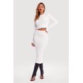 thumbnail image 6 of Women's Open Toe Thong Stiletto Knee High Heels, 6 of 6