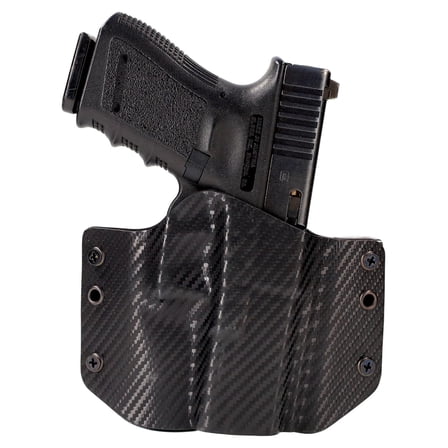 Black Carbon Fiber OWB Holster (Right-Hand, Sig Saur p239)