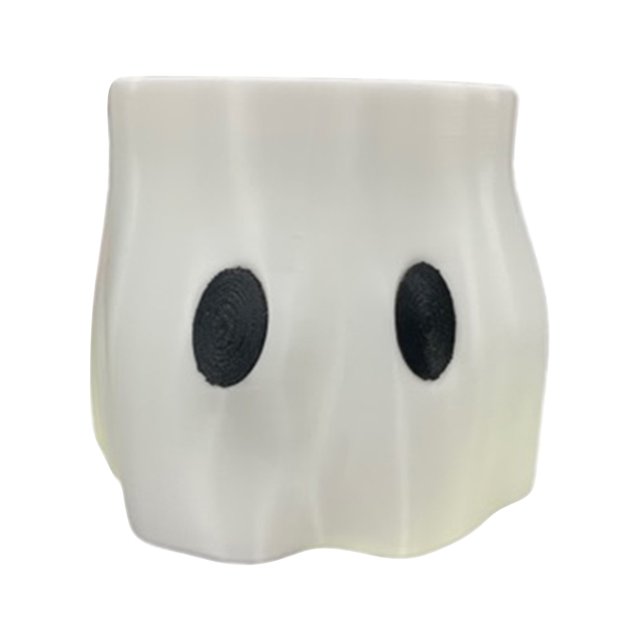 Maceta Fantasma Halloween Impresa en 3D Multifuncional para Interiores Y Exteriores