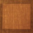 thumbnail image 1 of Ahgly Company Indoor Square Abstract Orange Contemporary Area Rugs, 8' Square, 1 of 1