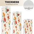 thumbnail image 4 of Orange Mushroom Fox Light Pattern Kitchen Rugs Sets Of 3,Kitchen Runner Rugs Non Skid Washable,Decorative Kitchen Floor Mats for Kitchen,Sink,Laundry,17"x30"+ 17"x47" + 17"x59", 4 of 6