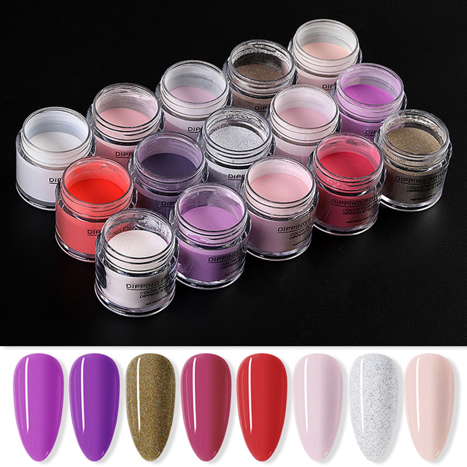 ASEIDFNSA Chrome Powder for Gel Nails Beads Nail Powder Nai Art Glitter Supplies Ultra Thin Glitter Powder for Acrylic Nai Artt Gel Polishing Dipping Powder Kit Nai Art Decoration Design Nai Art Pain
