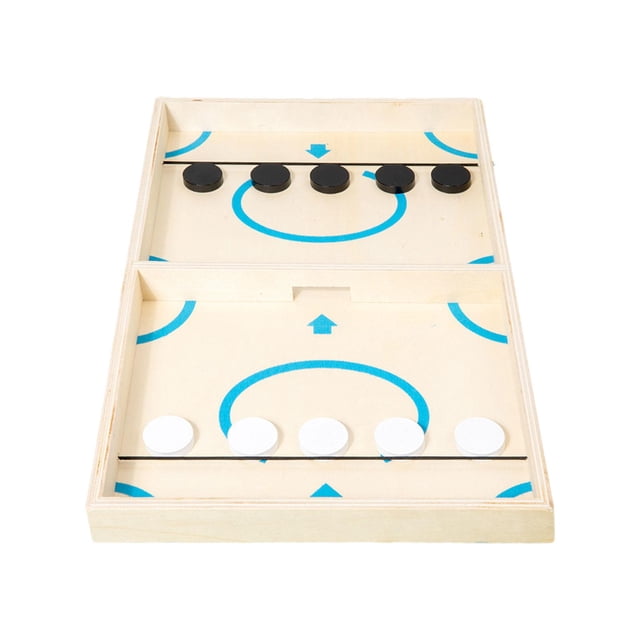 Juego de Mesa de Hockey de Madera, Juego de Fútbol de Mesa, Deportes de Ocio, Juego de de Batalla de Escritorio Al Aire Libre, Juego de