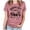 Pink, variant on Womens Athletic Tops Neck Women Summer Tunics Size Small Womens Tops Women T Shirts Summer Running Tee Shirts Short Sleeve Loose Casual Tee Handstand Shirt Long Sleeve Long Gray L