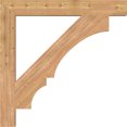 thumbnail image 3 of Ekena Millwork 5 1/2"W x 46"D x 46"H Balboa Block Smooth Bracket, Western Red Cedar, 3 of 4