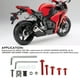 thumbnail image 4 of Kit de Pernos de Carenado de Motocicleta 177 Piezas de Colores M5 M6 Reemplazo de Tornillos de Parabrisas de Motocicleta para GSXR600 GSXR750 ANGGREK  Otros, 4 of 8