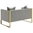 thumbnail image 5 of Eastbrook Tufted Back Loveseat Grey, 5 of 13