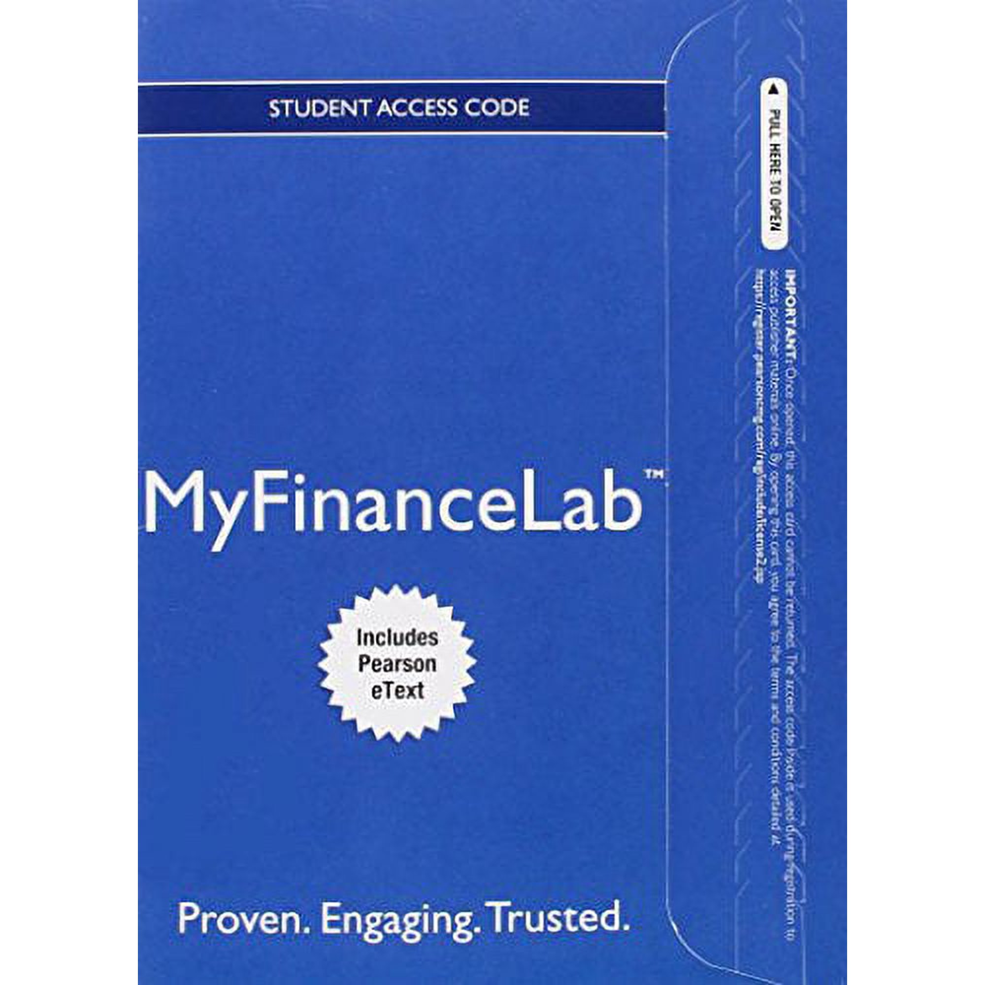 NEW MyLab Finance with Pearson eText -- Access Card -- for Fundamentals of Corporate Finance
