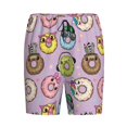 thumbnail image 4 of Wukai Cute Donuts Men’s Short Pajama Pants With Pockets Soft Sleep Pj Shorts for Men-Small, 4 of 6