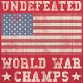 thumbnail image 3 of CafePress - Undefeated World War Champs Dark T Shirt - Men's Classic Graphic Cotton T-Shirt, 3 of 4