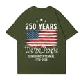 thumbnail image 5 of Women's 250th Anniversary USA Shirt Independence Day Top 4th of July Shirts America 250 Merchandise Flag Graphic Casual Tee, 5 of 6