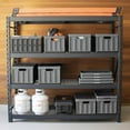 thumbnail image 2 of Bac de rangement empilable et pliable sans couvercle - 12 gal, 2 of 9
