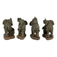 thumbnail image 5 of Ebros African Safari Elephant Mother & Calf Family Set of 4 Mini Figurines, 5 of 7
